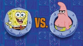 SpongeBob SquarePants Typing Tournament Round 1 SpongeBob vs Patrick [upl. by Einolem]