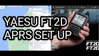 YAESU FT2D APRS Set Up [upl. by Freemon]