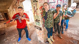 ESCONDE ESCONDE NO HOSPITAL ABANDONADO COM AIRSOFT EP14 [upl. by Terena]