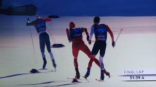 Tour de Ski Klæbu win 15 km fellesstart menn [upl. by Ailegna]