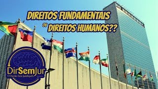 Direitos fundamentais ou direitos humanos Supralegalidade das normas internacionais [upl. by Anilecram]