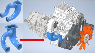 Inventor 2020 Tutorial 140  3D Model Design Advanced [upl. by Malvina183]