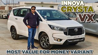 2024 Toyota Innova Crysta VX Variant Review and Walkaround ✅🔥 l Innova Crysta VX Review l MRCars [upl. by Easlehc]