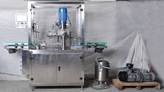 vacuum canning machinery automatic milk coffee powder can seaming with nitrogen gas infill flushing [upl. by Alecia]