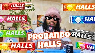 Probando VARIAS HALLS  DIFERENTES SABORES OPINION CUBANA  CLASIFICACION [upl. by Erehc]