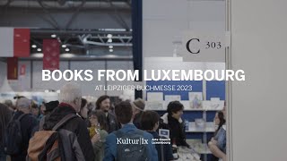 Books from Luxembourg  Leipziger Buchmesse 2023 [upl. by Marozik]