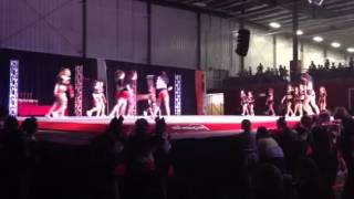 Prairie Fire Cheerleading Divas at Warman Cheer classic [upl. by Einaled]