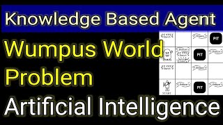 Wumpus World Problem knowledge base agent Propositional logic in Artificial Intelligence [upl. by Carolan342]