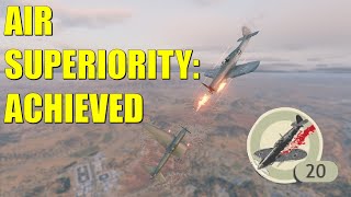 AIR SUPERIORITY ACHIEVED  Enlisted Plane Gameplay [upl. by Ycniuq]