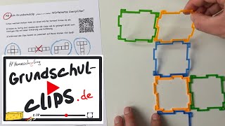 Klasse 2 3 4 Mathe  Geometrie  Würfelnetze überprüfen [upl. by Aevin]