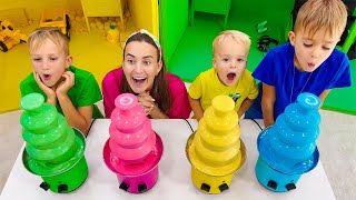 Vlad and Niki Four Colors Playhouse Challenge and more funny stories for kids [upl. by Anivad]