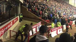 Barnsley FC Woodrow Goal Celebration Oakwell Stadium Sat 24 Nov 2018 [upl. by Shedd]