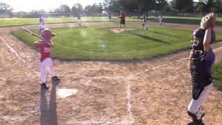 2013 BYBL Brewers vs Reds in Playoff game 2  Bolingbrook IL Coach Pitch [upl. by Trip]