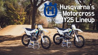 허스크바나 25년형 모토크로스 라인업 공개  Husqvarna revealing motorcross MY25 lineup [upl. by Aseen]