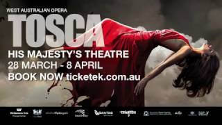 West Australian Opera presents TOSCA 2017 TVC trailer [upl. by Nivan]