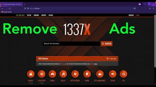 1337xto Ads Removal Guide Free Uninstall Steps [upl. by Shelburne]