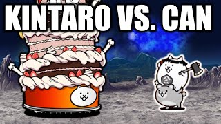 Can I Beat Catfood Cake Can with Only Kintaro  Battle Cats [upl. by Alegnaoj]