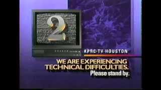 KPRC Houston  Technical Difficulties May 5 1986 [upl. by Monarski]