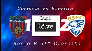 Cosenza vs Brescia 12 quotRIFLESSIONIquot post gara [upl. by Roeser]