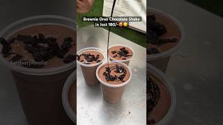 Brownie Oreo chocolate shake in Just 180🥵😋 chocolate oreocake brownie streetfood drinks [upl. by Philan]