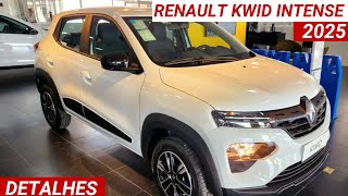 Novo Renault Kwid Intense 2025 chega por R75530 com novidades  moderno e completo que Fiat Mobi [upl. by Demaria797]