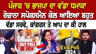 Punjab ਚ BJP ਦਾ ਵੱਡਾ ਧਮਾਕਾ Rozana Spokesman ਕੋਲ ਆਇਆ ਬਹੁਤ ਵੱਡਾ ਸਰਵੇ ਕਾਂਗਰਸ ਤੇ ਆਪ ਦਾ ਕੀ ਹਾਲ  LIVE [upl. by Clorinde]