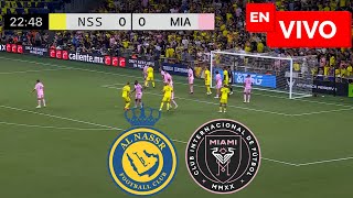 🔴 All Nassr 60 Inter de Miami EN VIVO  Cristiano vs Messi  Amistoso [upl. by Anielram]