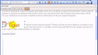 8 How to edit main page in osTicket [upl. by Pish]