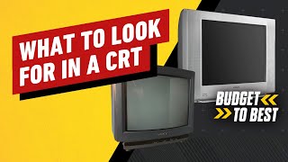 What to Look for in a CRT TV  Budget to Best [upl. by Asiat]