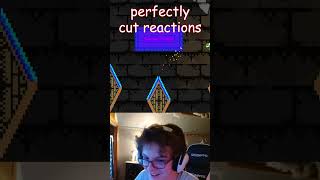 perfectly cut geometry dash reactions [upl. by Kinch]