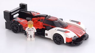 LEGO Speed Champions Porsche 963 LMDh NotSponsored review Massive improvement over the 6wides [upl. by Portie]