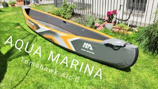 AQUA MARINA Tomahawk AirC amp Bluedrive S Power Fin  Unboxing amp Assembly [upl. by Filmer]