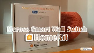  Apple HomeKit Meross Smart Wall Switch [upl. by Sairtemed]