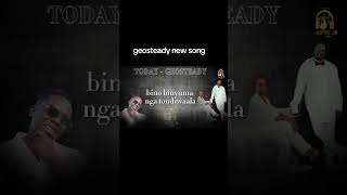 Geosteady releases a new song today by geosteady newsong hoozambeshifra introvertlyrics music [upl. by Clint]