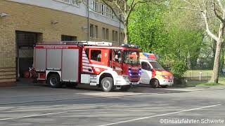 PieperDurchsage B3ausgelöste BMA Einsatfahrten der Feuerwehr Bochum Wache 12 [upl. by Odlavu]