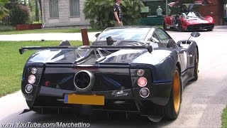 Pagani Zonda Tricolore Ride  PURE Exhaust Note [upl. by Yebba929]