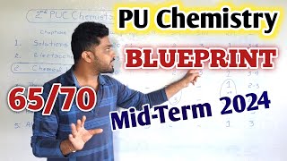 Chemistry numericals amp Important 5 Marks Questions  2nd PUC Chemistry Mid Term Blueprint 2024 [upl. by Civ]