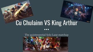 Smite  Cu Chulainn VS King Arthur GOD MATCHUPS [upl. by Fowler576]