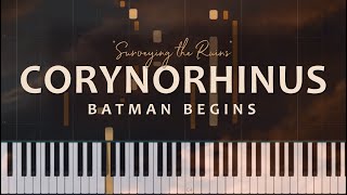 Corynorhinus Medley from Batman Begins by Hans Zimmer and James Newton Howard Piano Tutorial [upl. by Konstantine558]