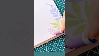 Notebook Border Design  DOMS Pastel Colour art painting shorts [upl. by Dulcia913]