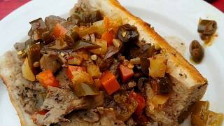 Making Chicago Johnnys Italian Beef With Giardiniera  Chicago Johnnys Italian Beef Gravy Recipe [upl. by Idarb588]