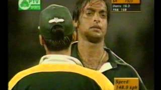 Shoaib Akhtar Greatest over  Epic Tony Grieg commentary [upl. by Borek]