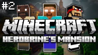 Minecraft Herobrines Mansion Part 2  The Bosses Begin [upl. by Ahcsas]