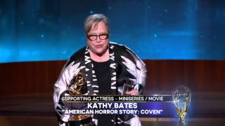 Kathy Bates Wins for Supporting Actress in a Miniseries or a Movie [upl. by Pirbhai]