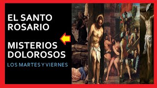 EL SANTO ROSARIO  MISTERIOS DOLOROSOS CON LETANIAS👼  Martes y Viernes 🙏❤❤❤🌹 [upl. by Nanis]