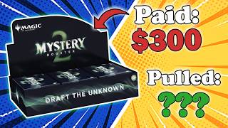 Lets Pull 300 From Mystery Booster 2 Whats the Value [upl. by Levania]