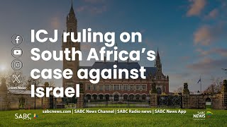 ICJ ruling on SAs case against Israel [upl. by Riggs368]