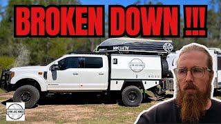 FORD F350 BROKEN DOWN Things are not going to plan  Caravanning Australia E78 [upl. by Ifill]