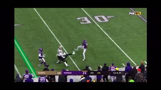 Vikings vs Saints 2018 Playoff OT missed tackle [upl. by Herrmann]