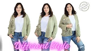 Un modo super semplice per creare il cardigan Different Style [upl. by Nivan615]